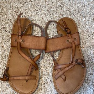 Criss cross sandals from Maurices